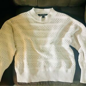 Marc New York Women’s White Knit Sweater M